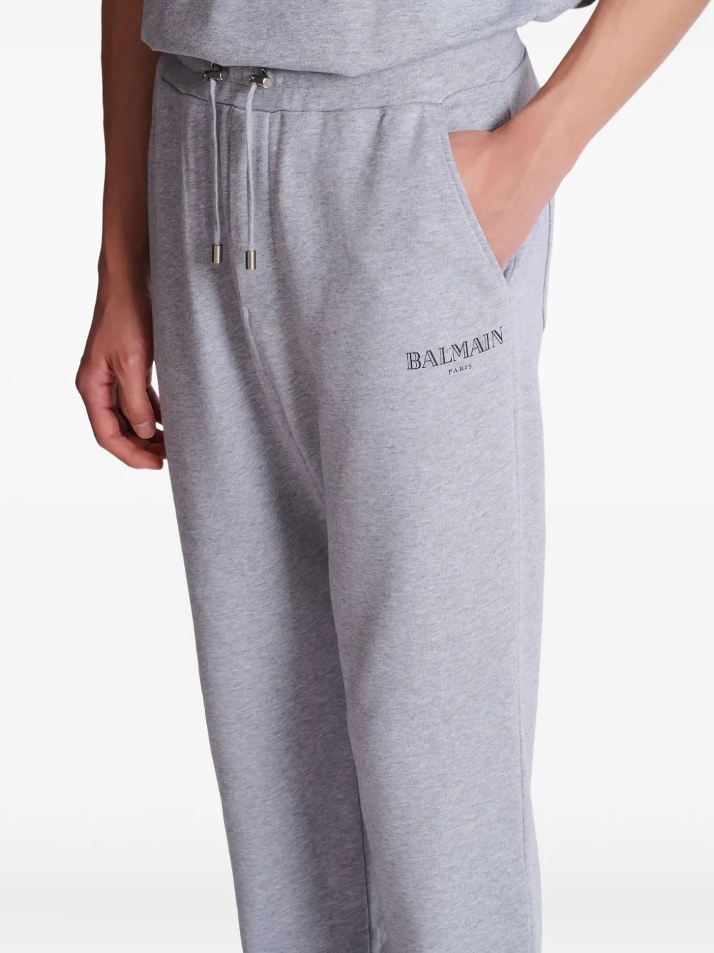 Balmain Trainingsbroek met logoprint Grijs