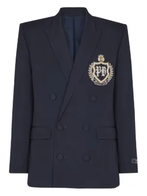BALMAN ダブルジャケット　黒 BALMAIN（バルマン）テーラードジャケット・ブレザー - FARFETCH