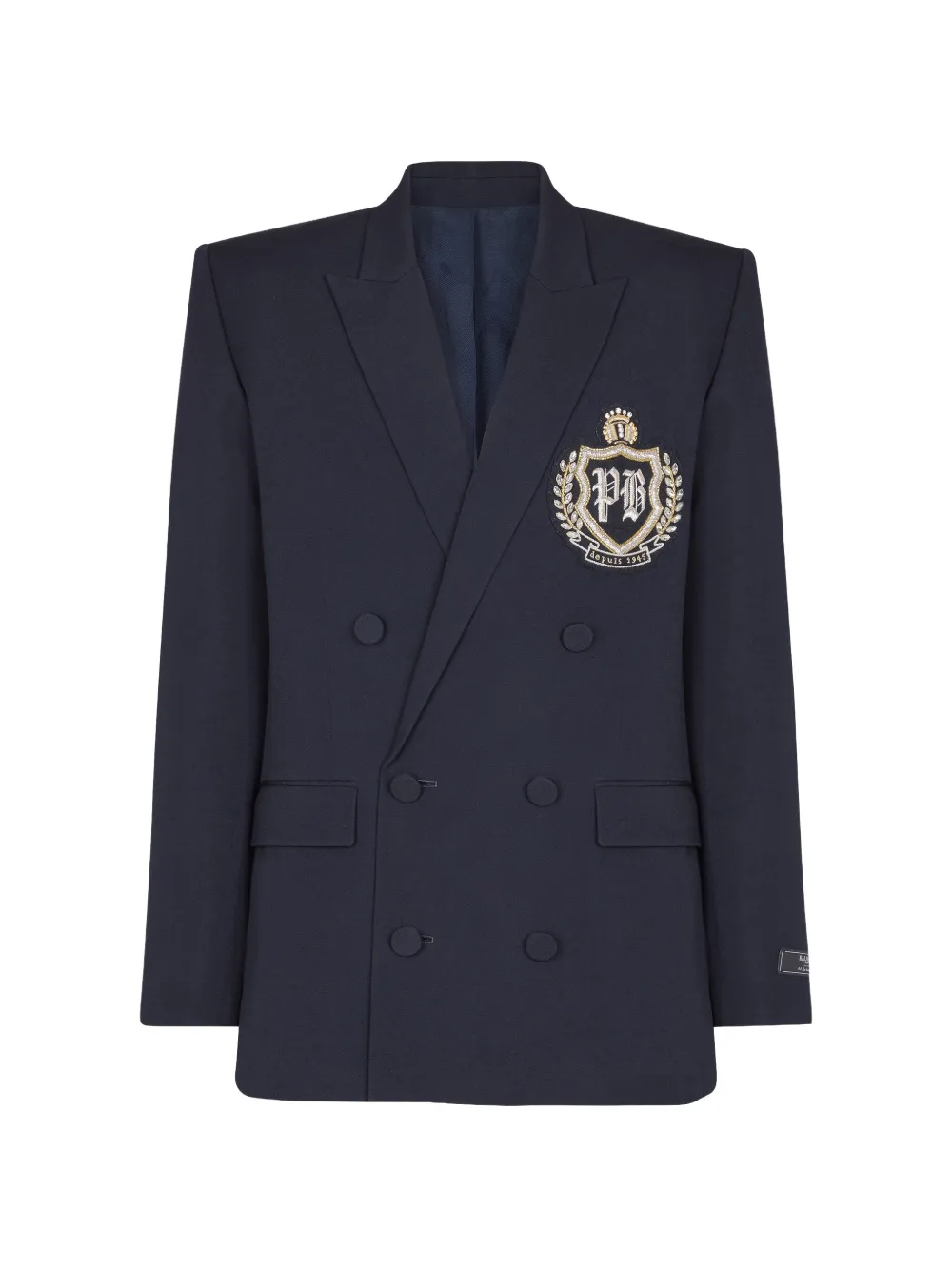 Balmain double-breasted blazer - Blue