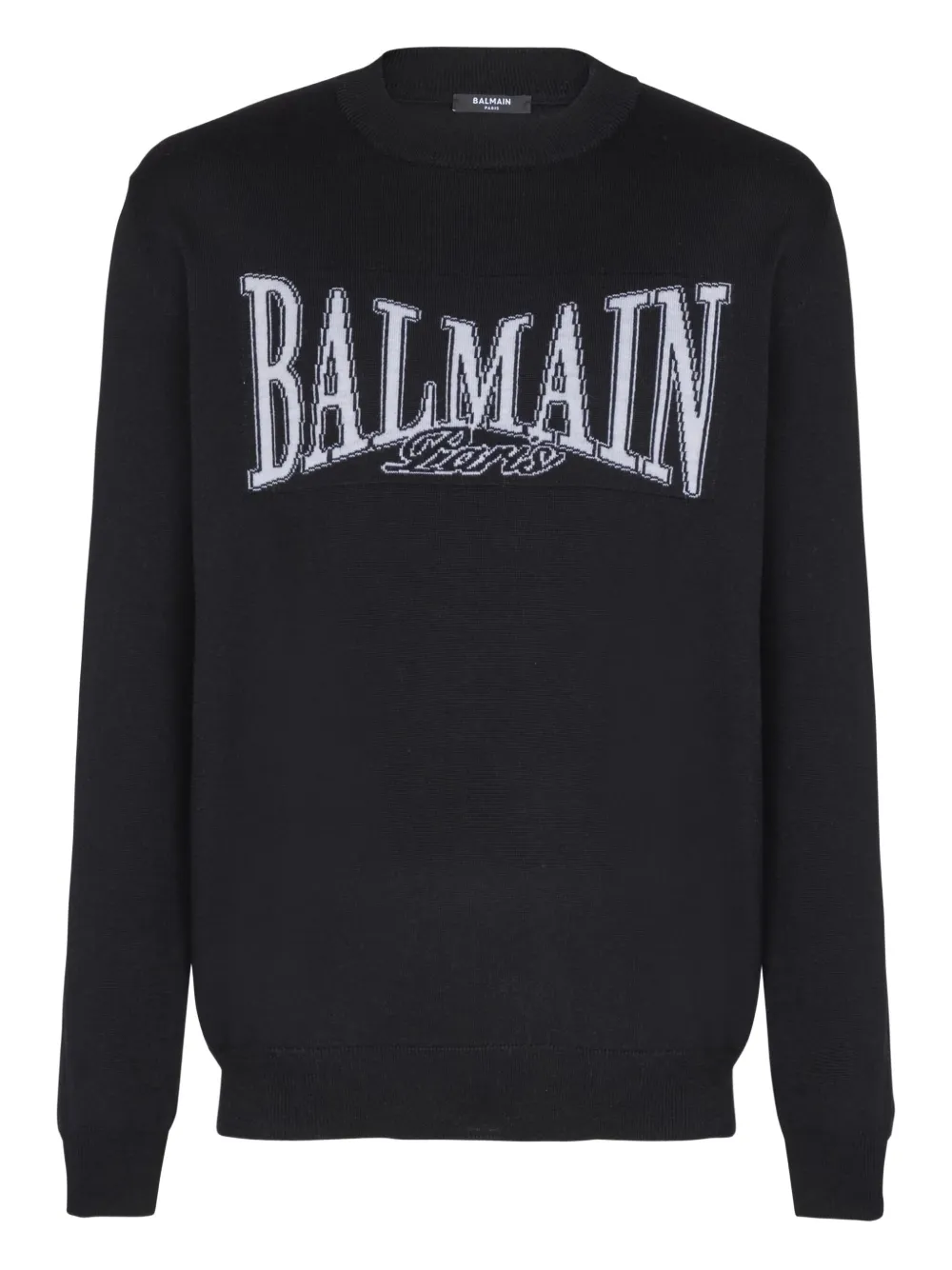 Balmain jacquard-logo sweater | Black | Image 1