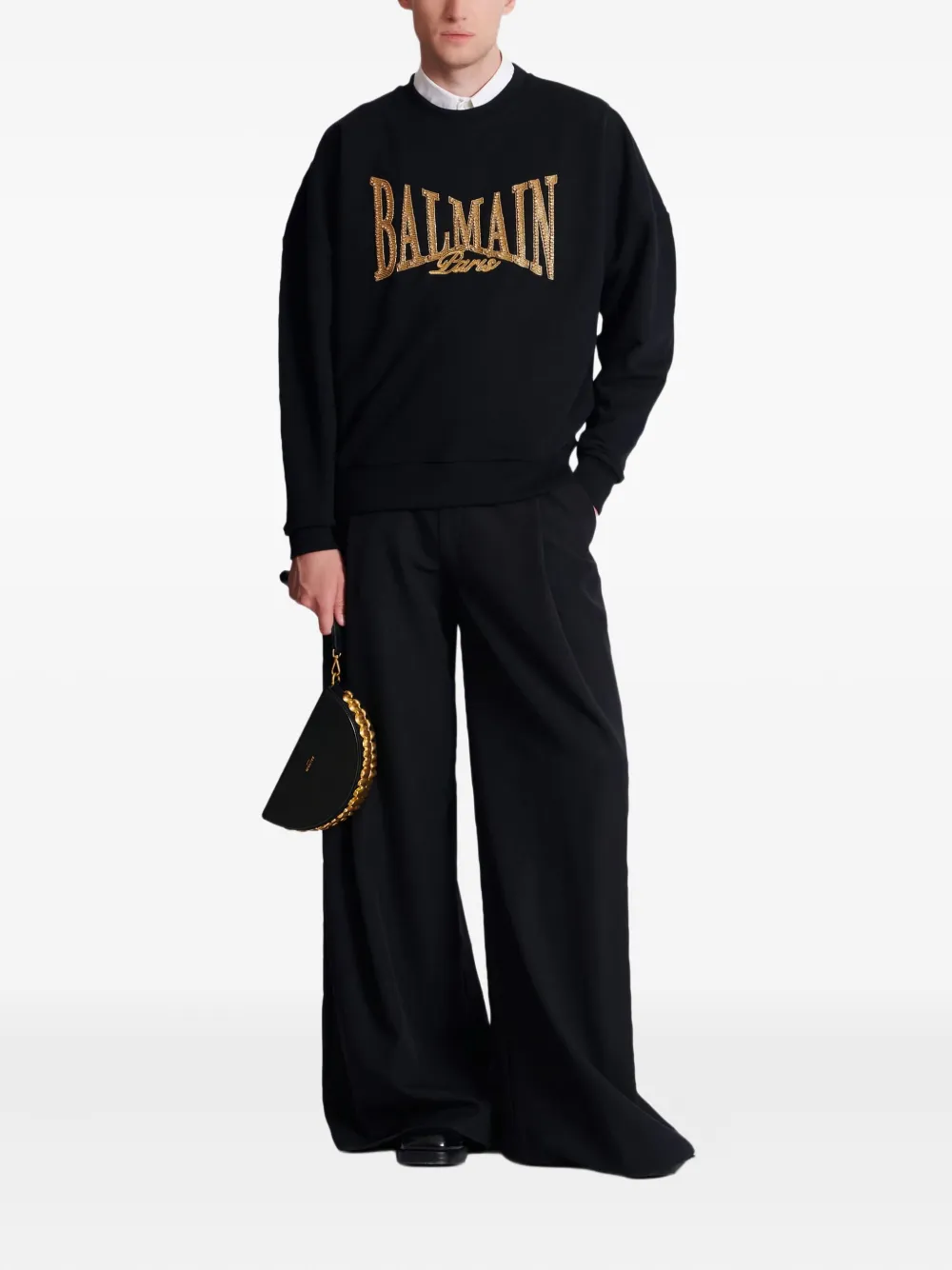 Balmain embellished-logo sweatshirt | Sweatshirts | Image 2