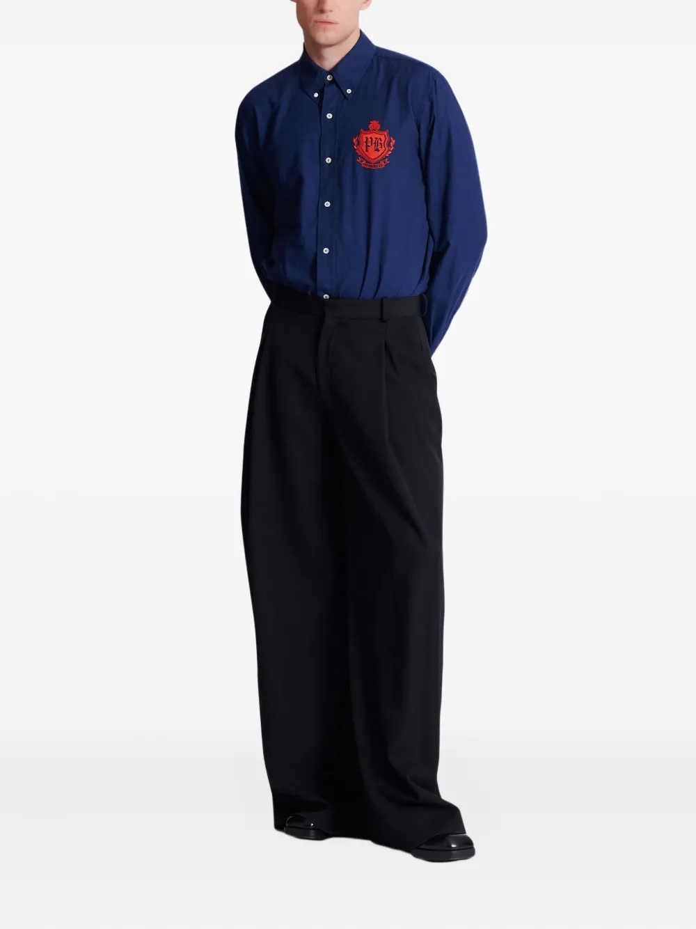Balmain embroidered cotton shirt | Image 2