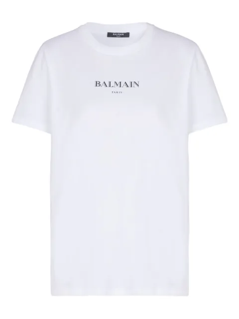Balmain playera con logo estampado