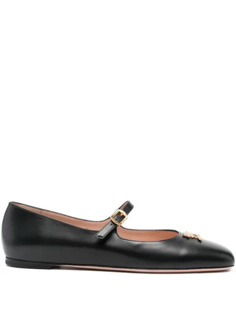 Bally buckle-detail leather ballerina flats
