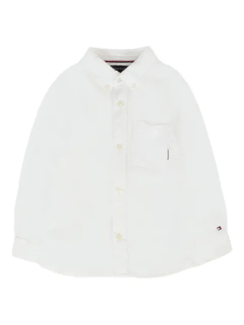 Tommy Hilfiger Junior long-sleeve pocket shirt