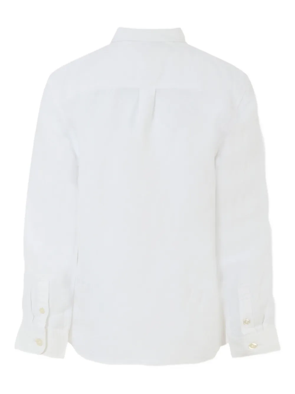 Tommy Hilfiger Junior Shirt met lange mouwen en zak Wit