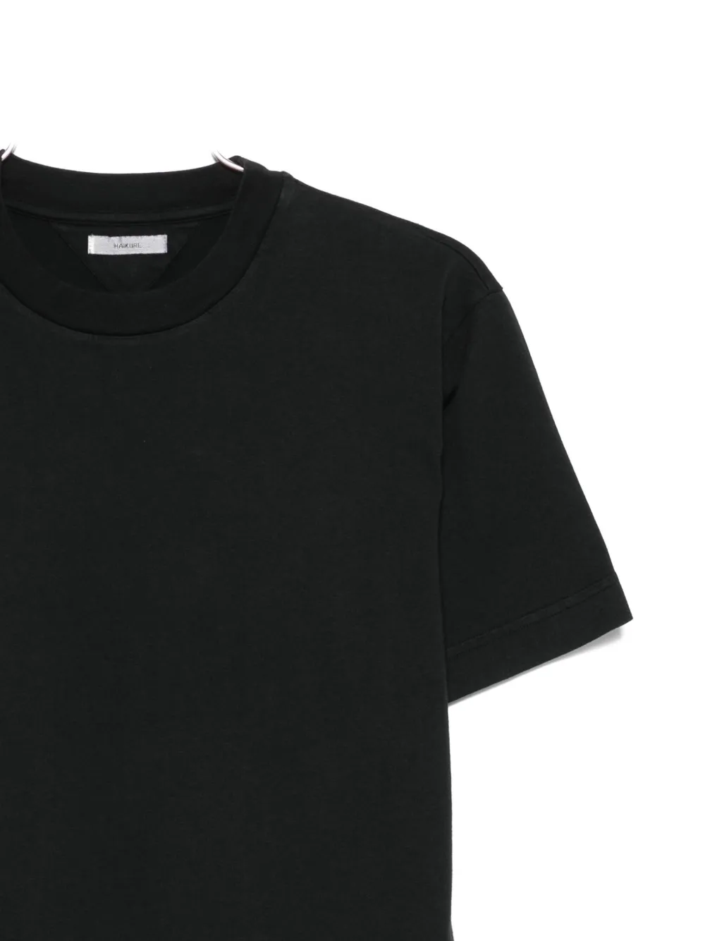 Haikure Katoenen T-shirt met korte mouwen Zwart