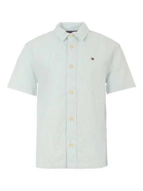 Tommy Hilfiger Junior striped short-sleeve shirt