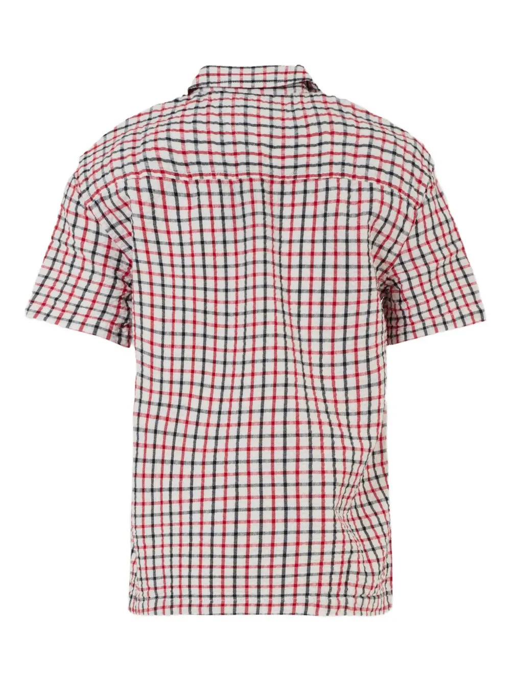 Tommy Hilfiger Junior Shirt met gingham ruit Wit