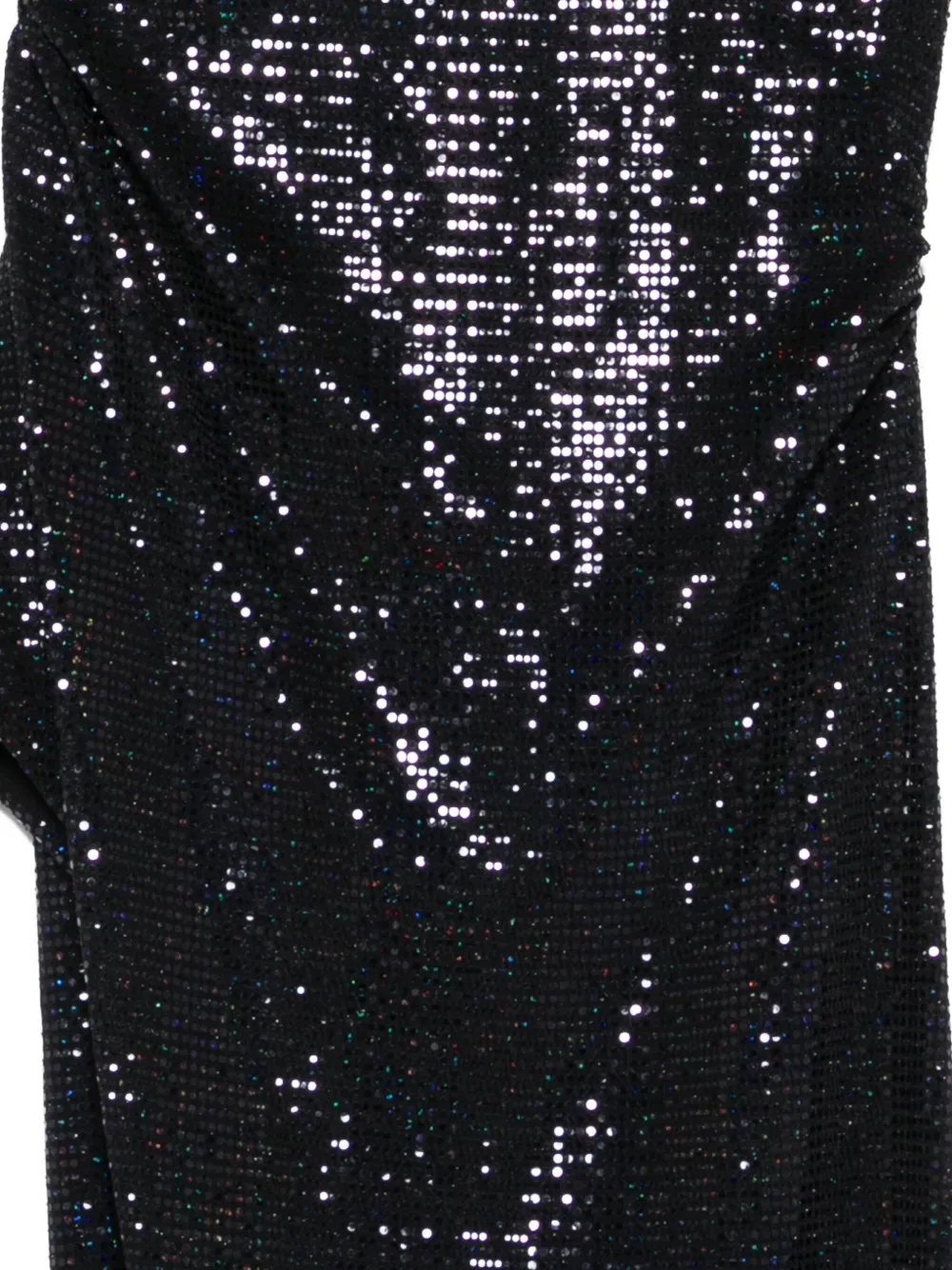 IRO Cubagua sequin-embellished asymmetric skirt Zwart