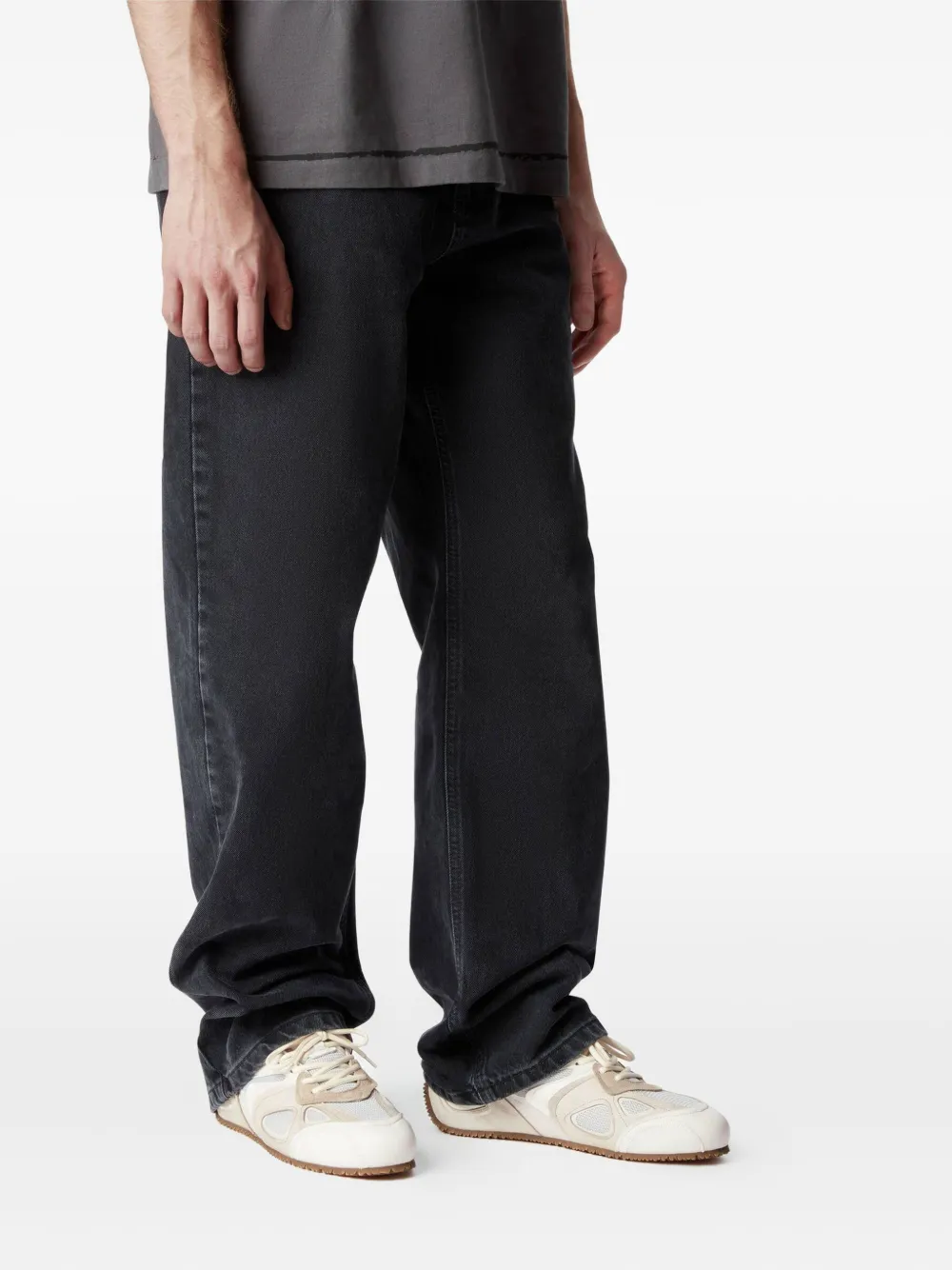 Axel Arigato mesh-panel leather sneakers Neutrals