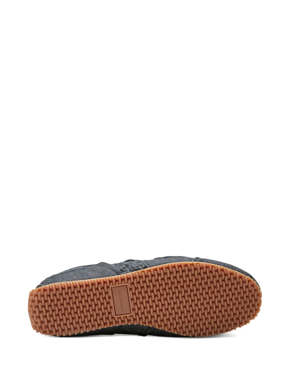 Axel Arigato frayed-detail cotton sneakers Black