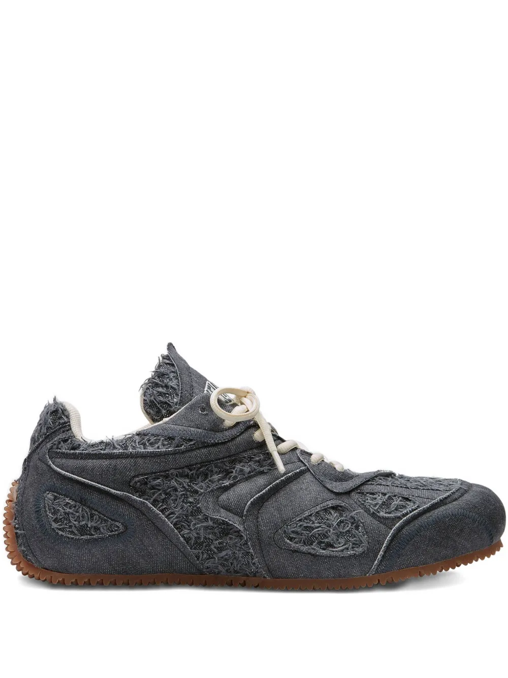 Axel Arigato frayed-detail cotton sneakers Black