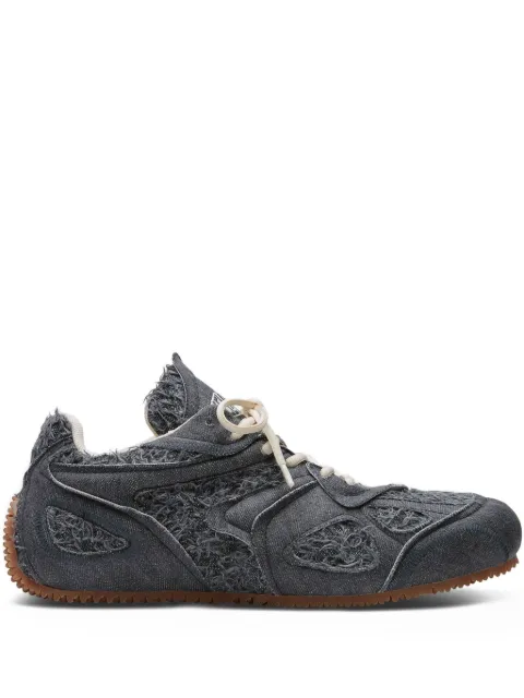 Axel Arigato frayed-detail cotton sneakers