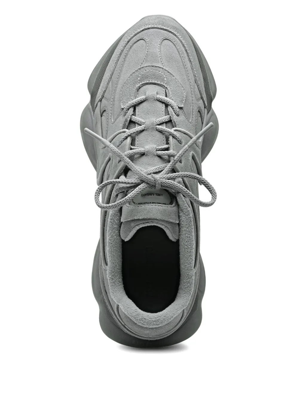 Axel Arigato suede panelled lace-up sneakers Grey