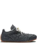 Axel Arigato Slow Runner frayed-denim sneakers - Black