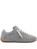 Axel Arigato lace-up shaggy suede sneakers - Grey