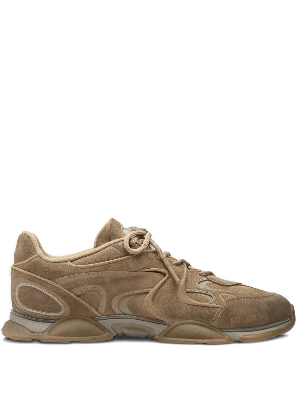 Axel Arigato suede leather panelled sneakers Brown