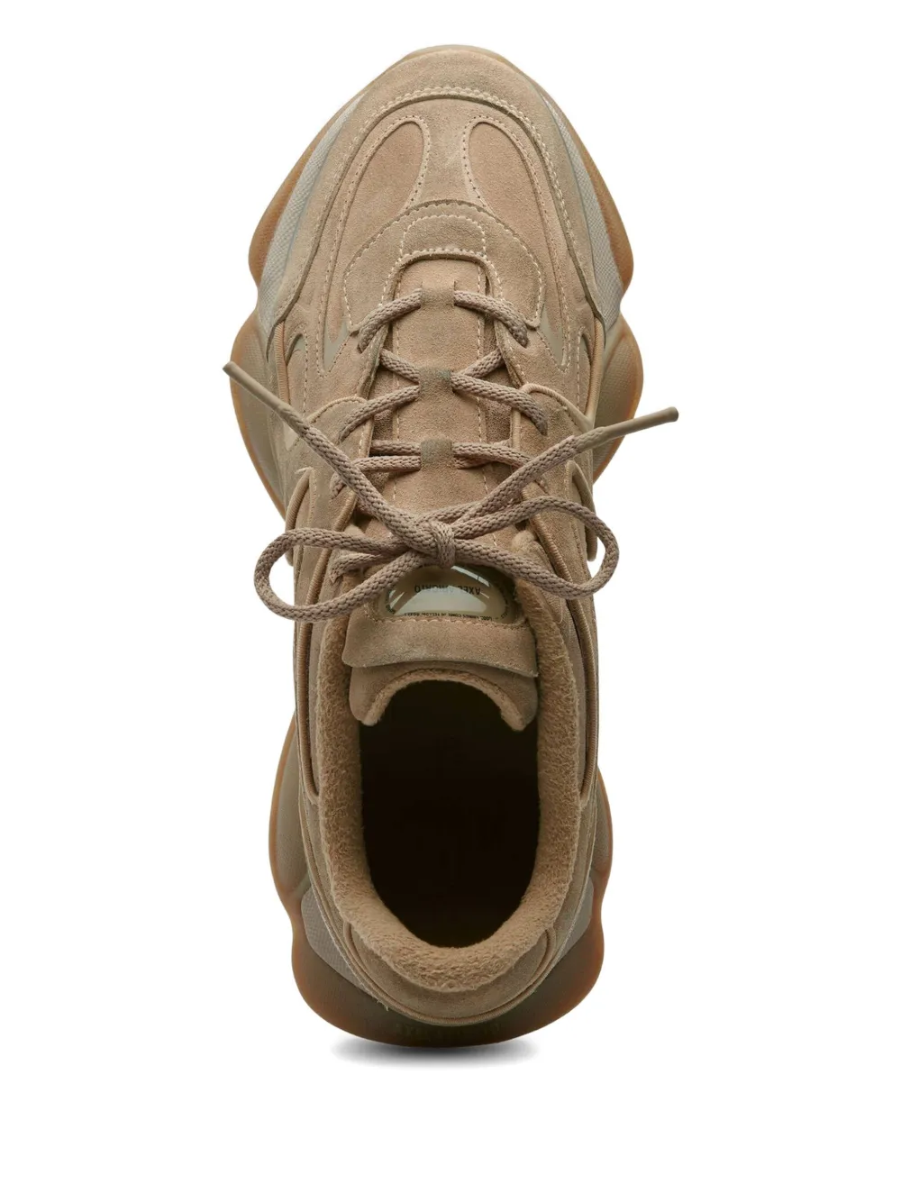 Axel Arigato suede leather panelled sneakers Brown