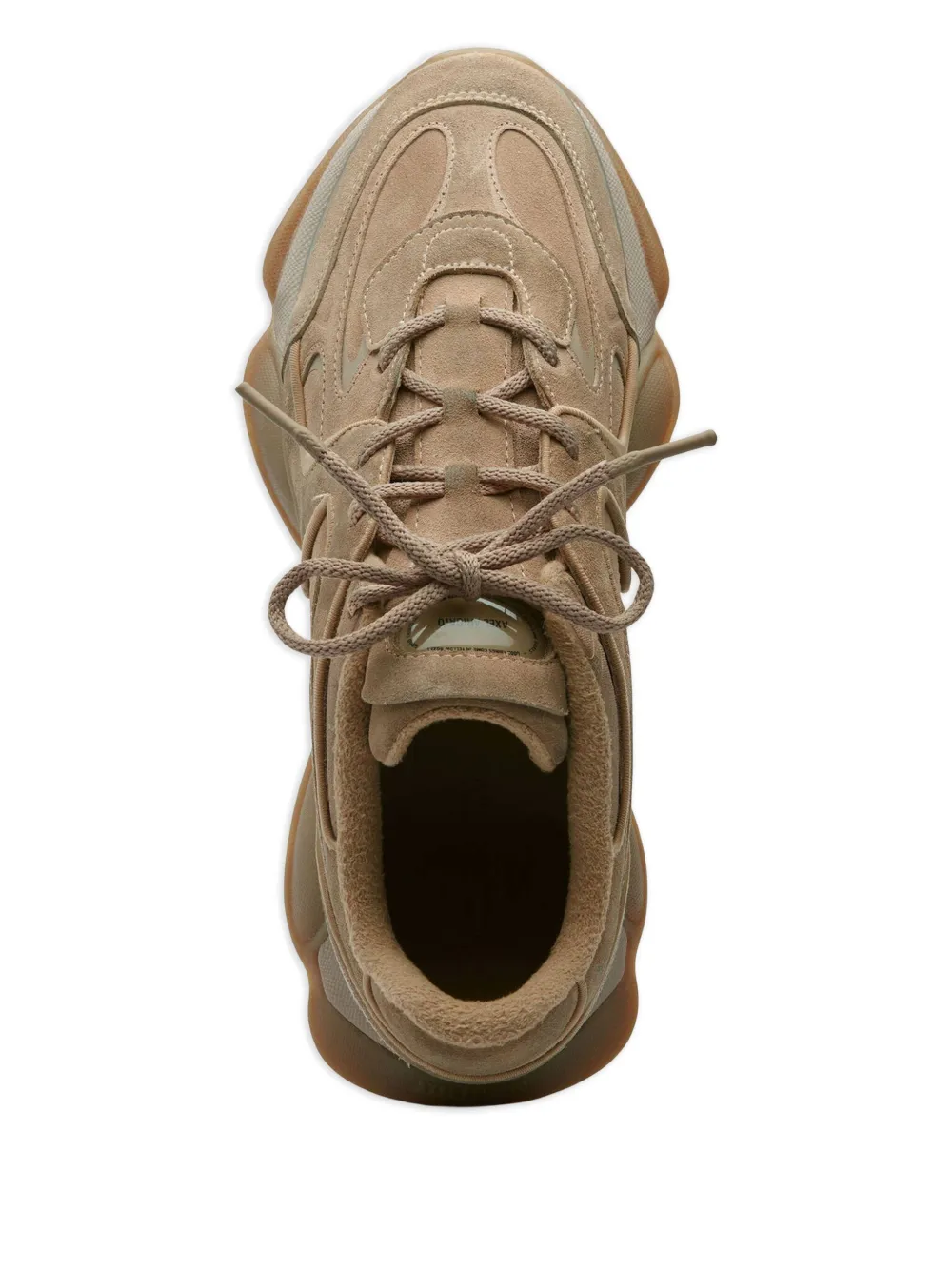 Axel Arigato suede leather panelled sneakers Brown