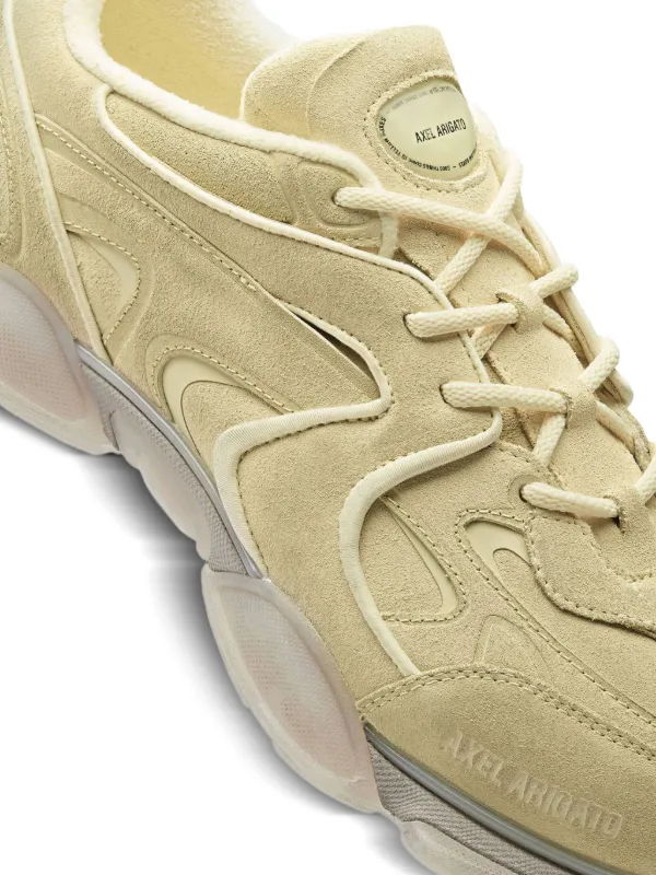 Axel Arigato Eris sculpted-panel Leather Sneakers | Yellow | FARFETCH