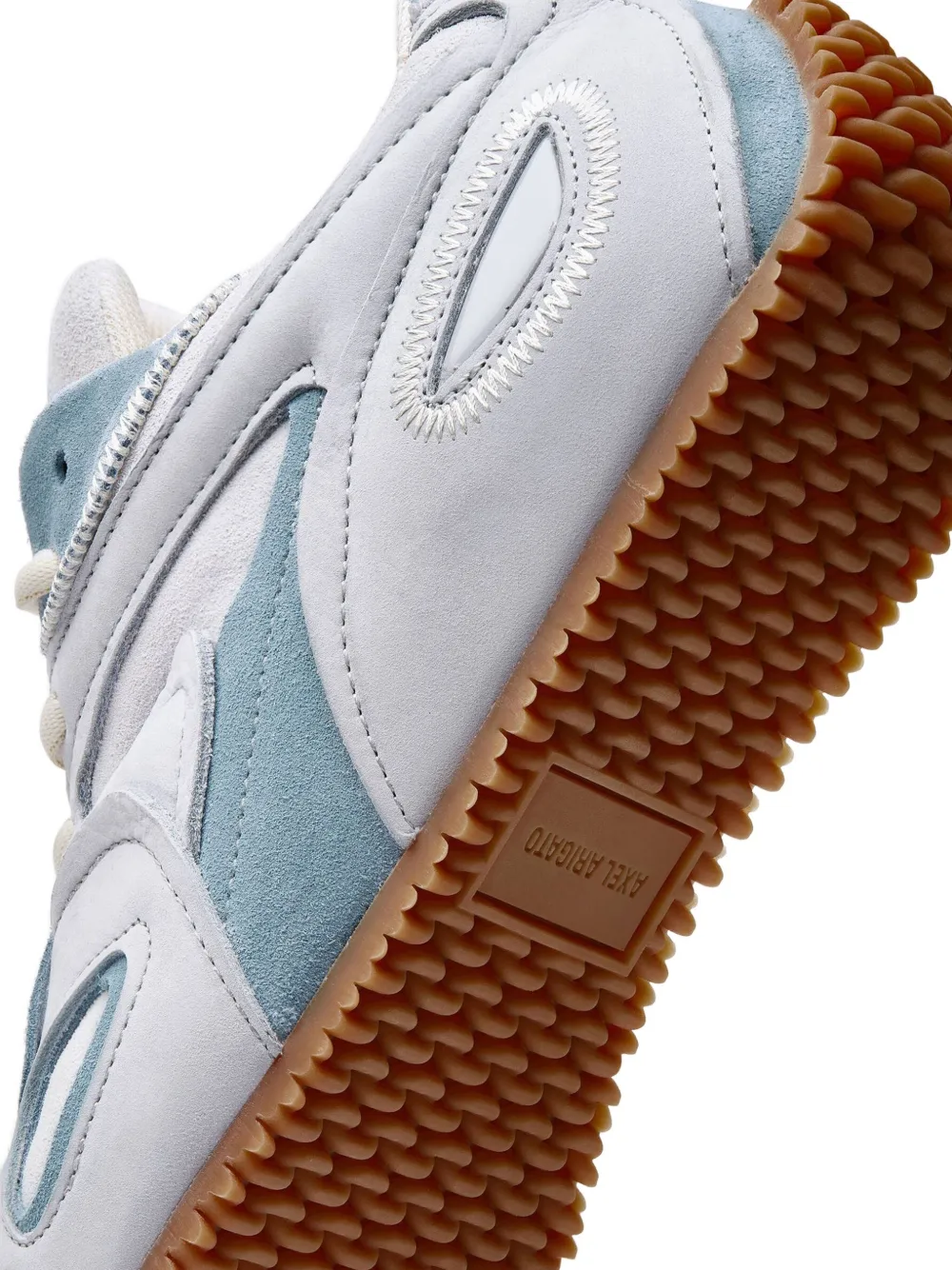 Axel Arigato Slow Runner perforated suede sneakers Blue