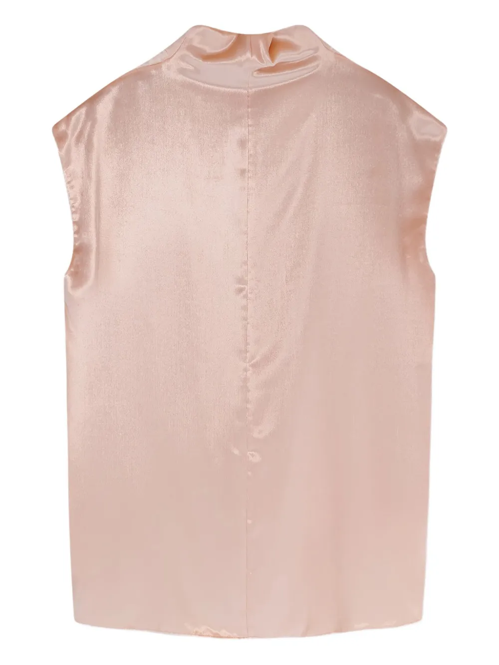 Alberta Ferretti cowl-neck sleeveless top - Roze