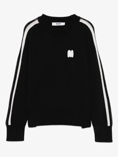 MSGM Kids pull à patch logo