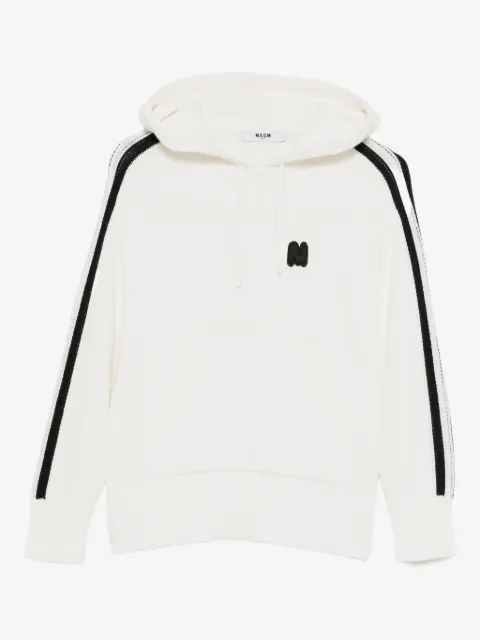 MSGM Kids stripe-detail hoodie