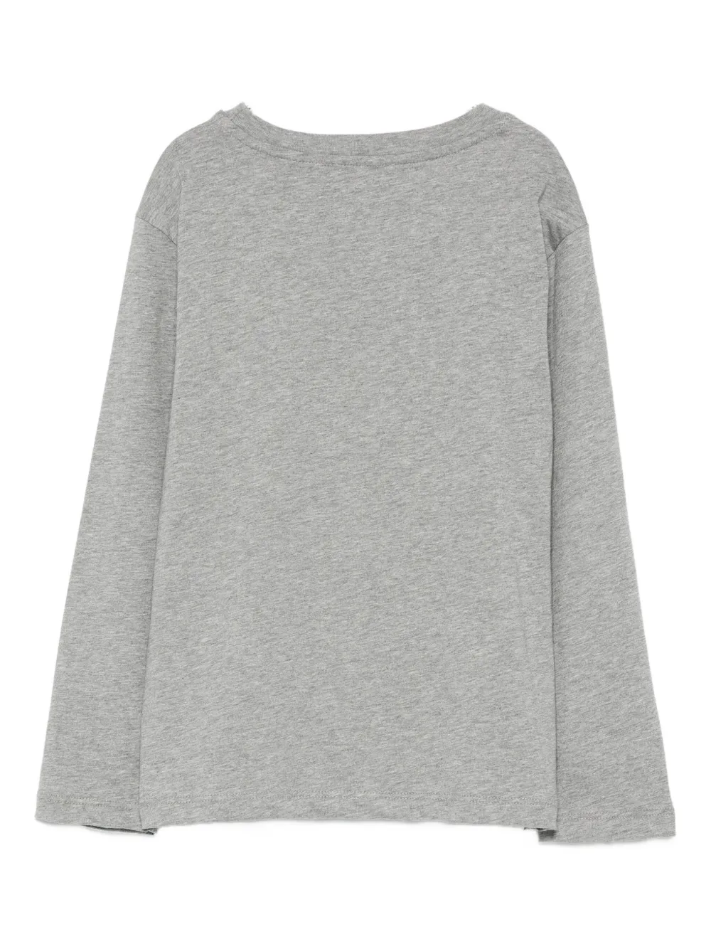 MSGM Kids T-shirt met lange mouwen Grijs