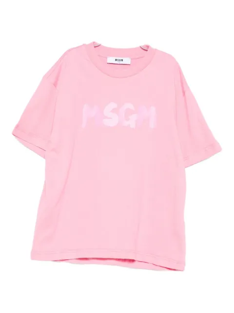 MSGM Kids logo-print cotton T-shirt