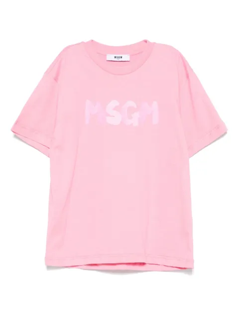 MSGM Kids logo-print cotton T-shirt