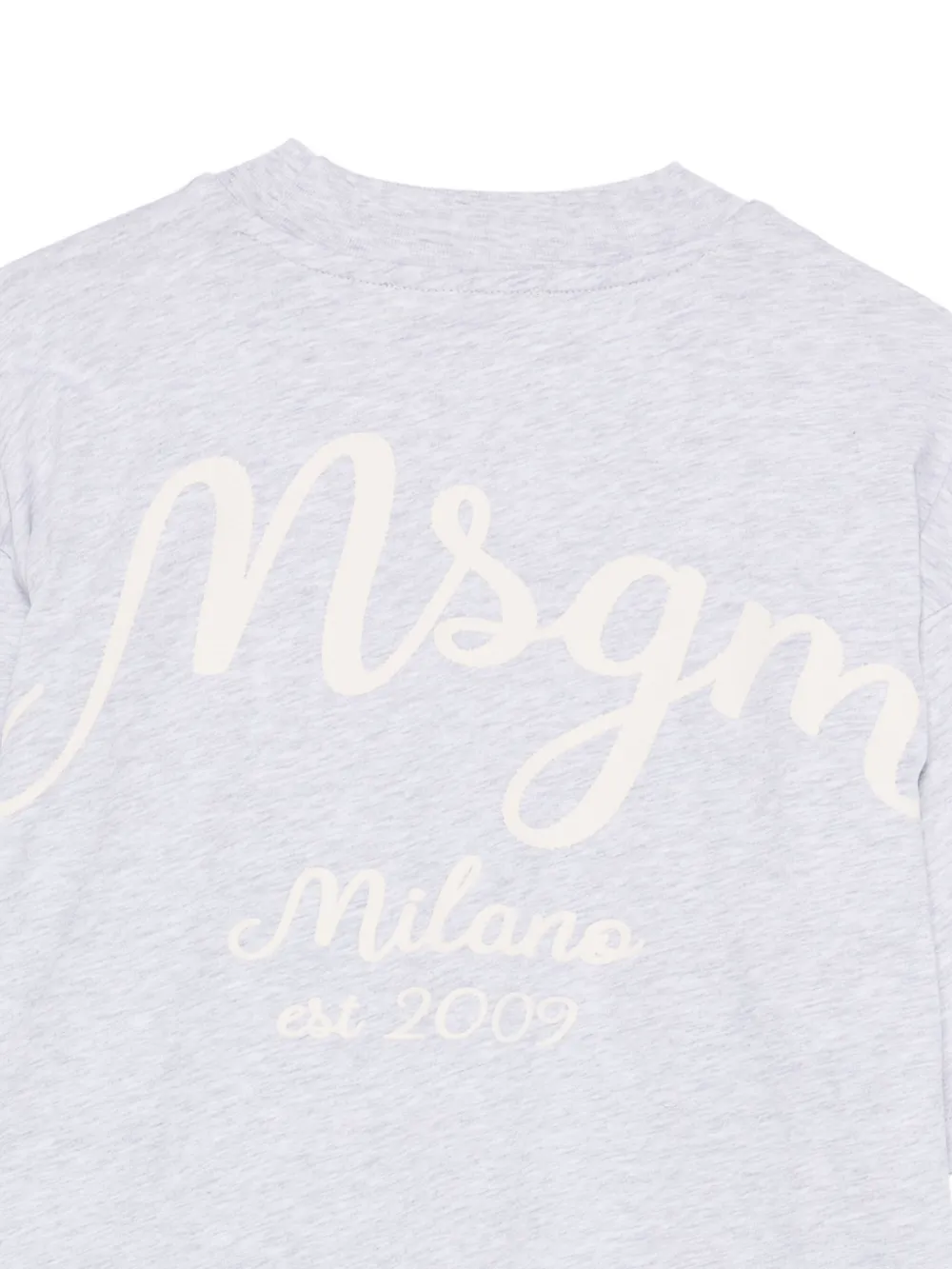 MSGM Kids Gelaagde top met lange mouwen Grijs