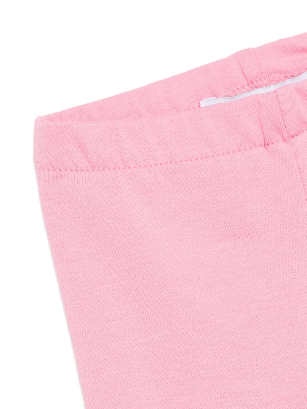 Msgm Logo-print Leggings In Pink