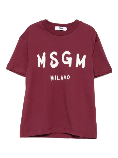 MSGM Kids milano logo-print T-shirt