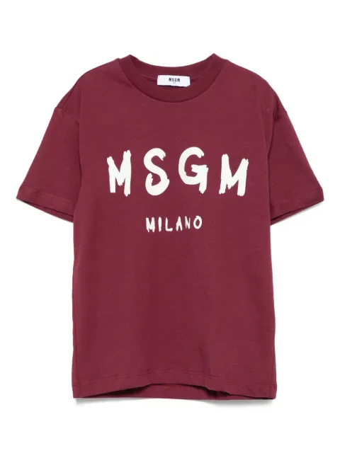 MSGM Kids milano logo-print T-shirt