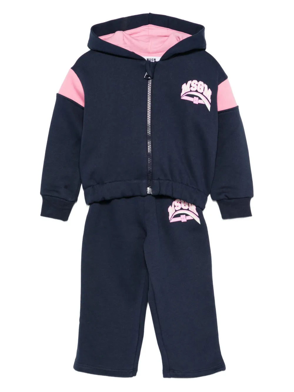 MSGM Kids logo-print tracksuit set | Blue | Image 1