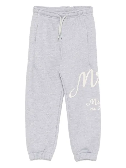 MSGM Kids pantalon de jogging à logo imprimé