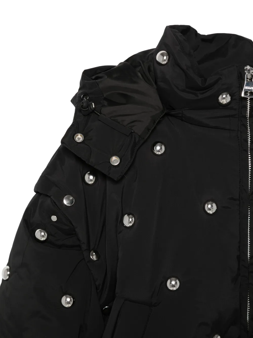 MSGM Kids Donsjack met studs Zwart
