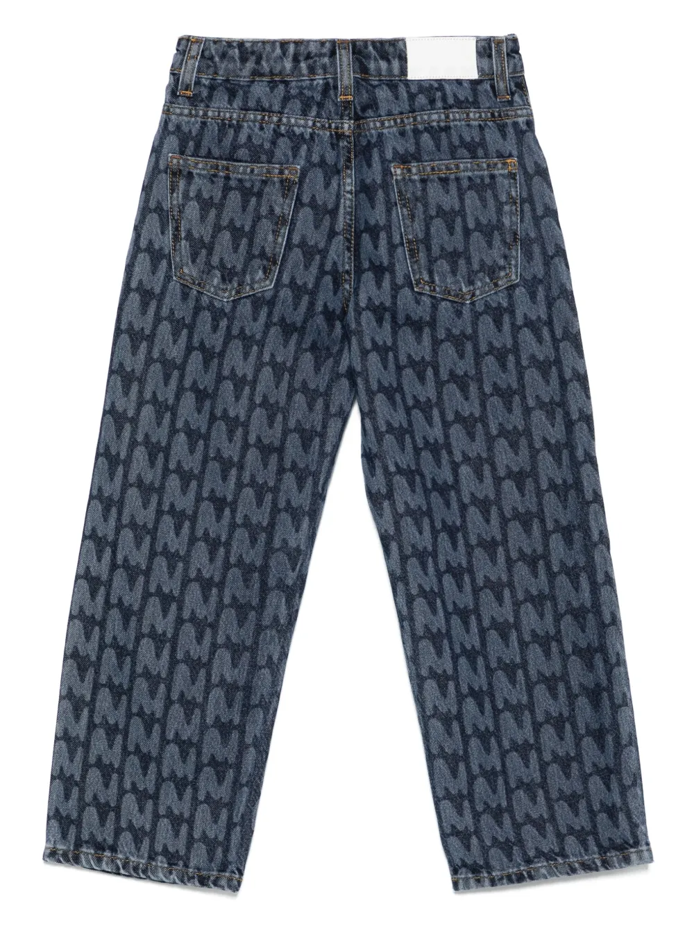 MSGM Kids monogram five-pocket jeans | Teen Boy Clothing | Image 2