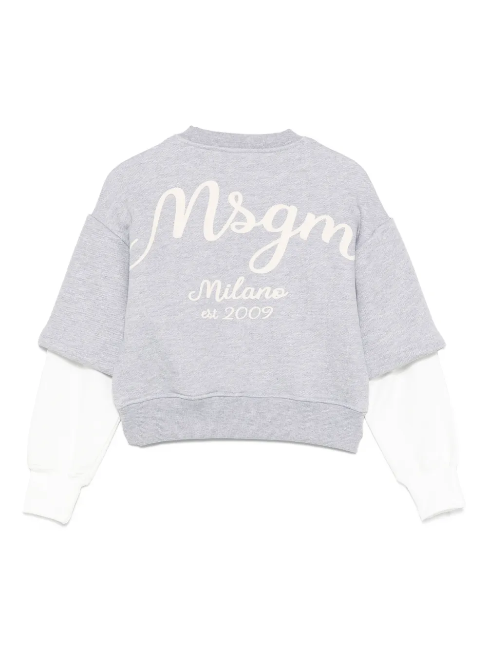 MSGM Kids double-layered embroidered sweatshirt | Boys Hoodies & Sweatshirts | Image 2