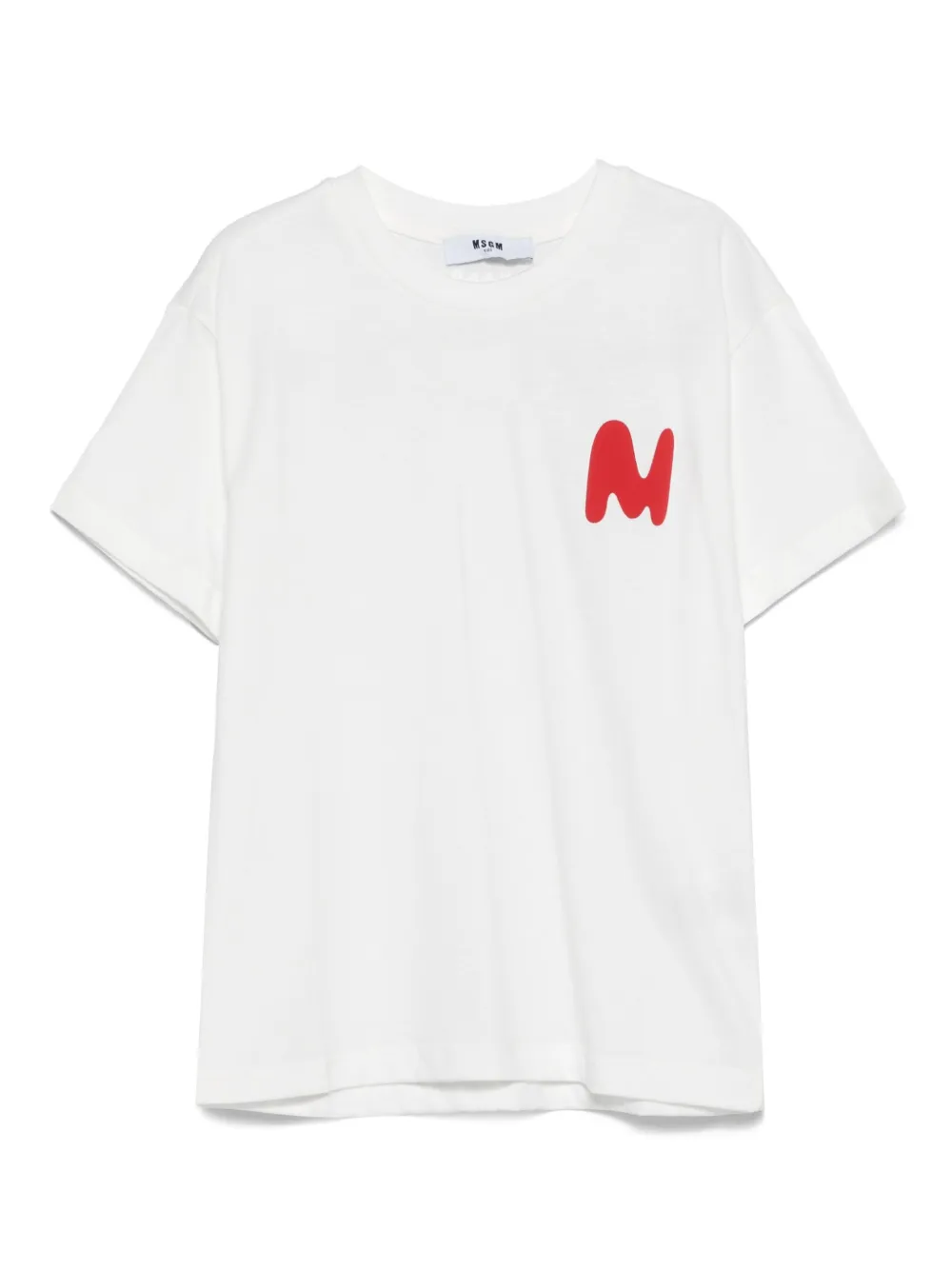 MSGM Kids logo-print T-shirt | White | Image 1
