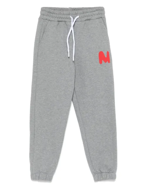 MSGM Kids pants con cordones en la pretina y logo