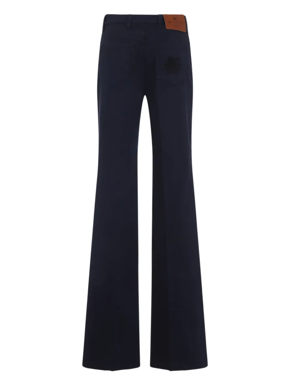 ETRO embroidered flared jeans - Blauw