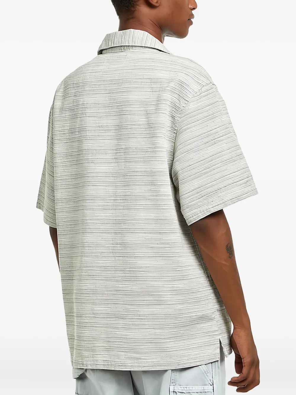 Carhartt WIP stripe pocket shirt Wit