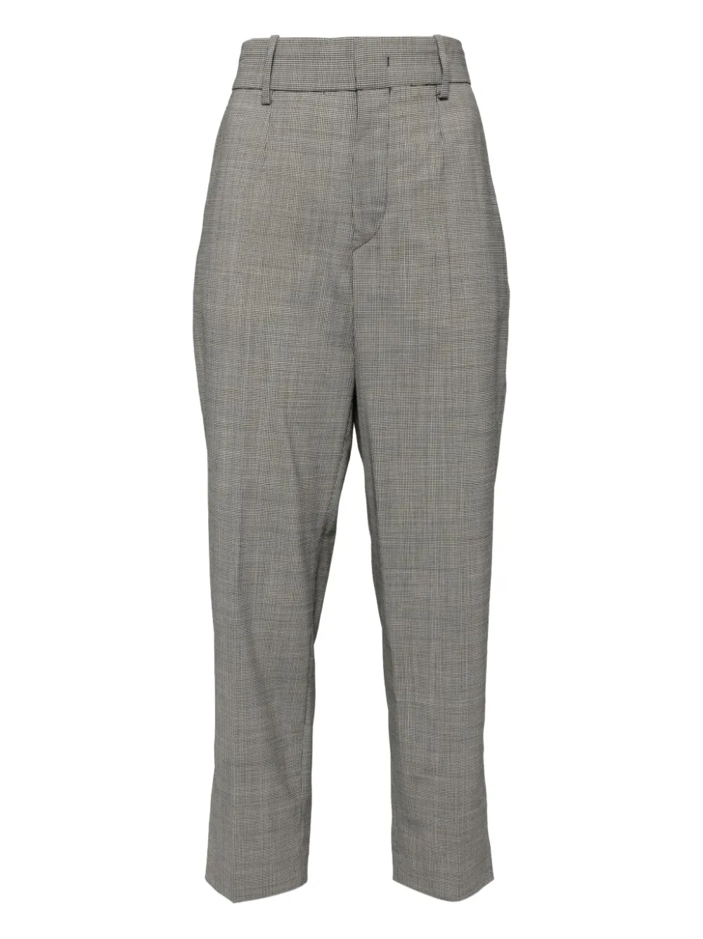 ISABEL MARANT prince-of-wales check trousers Grijs