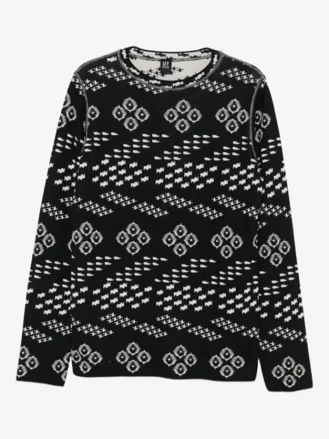 Gianfranco Ferré Pre-Owned 1990s geometric-print sweater