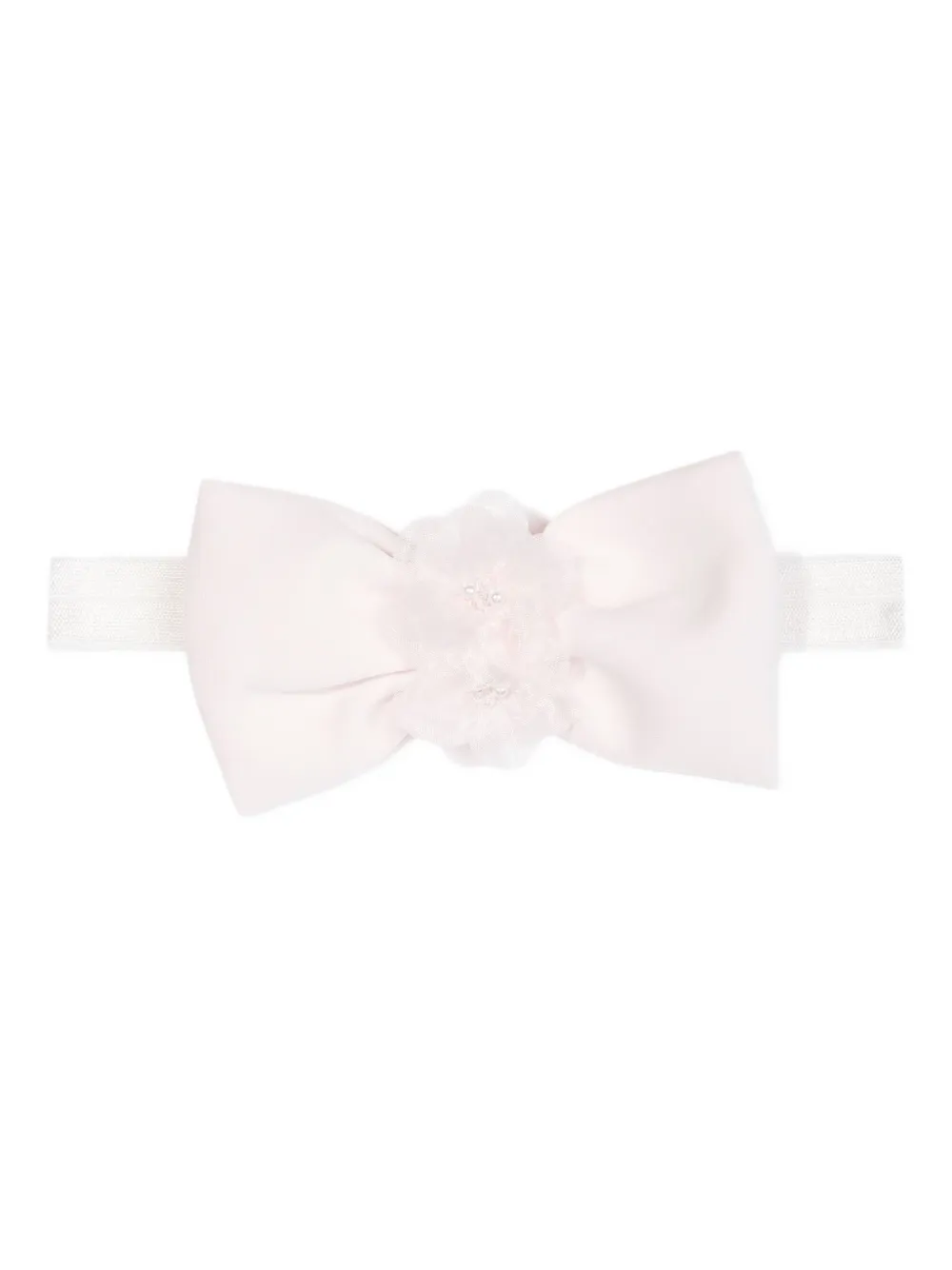 Dress & Fleur Peter Pan Collar Bow Party Dress In Pink