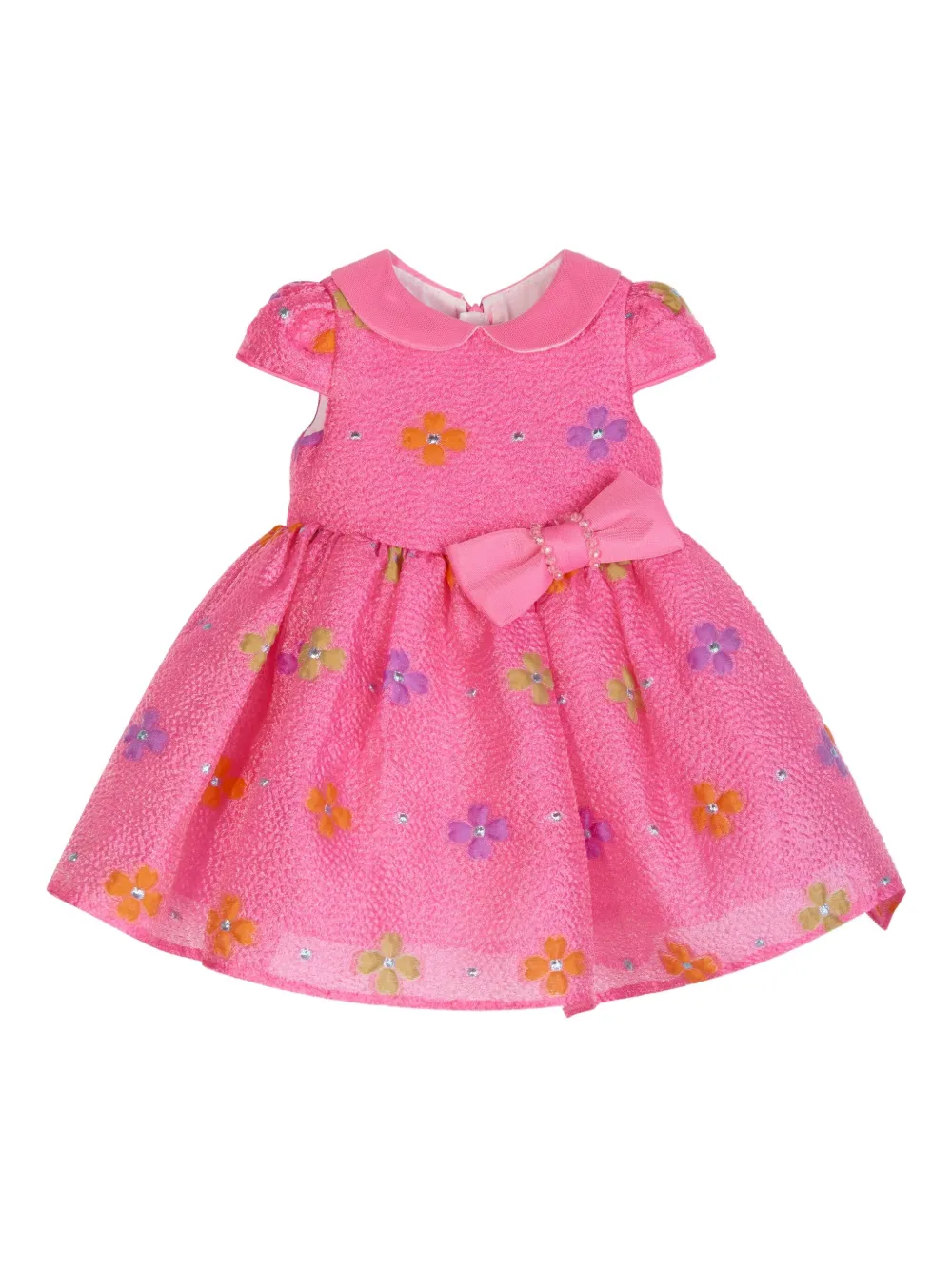 Dress & Fleur floral-bow dress - Roze