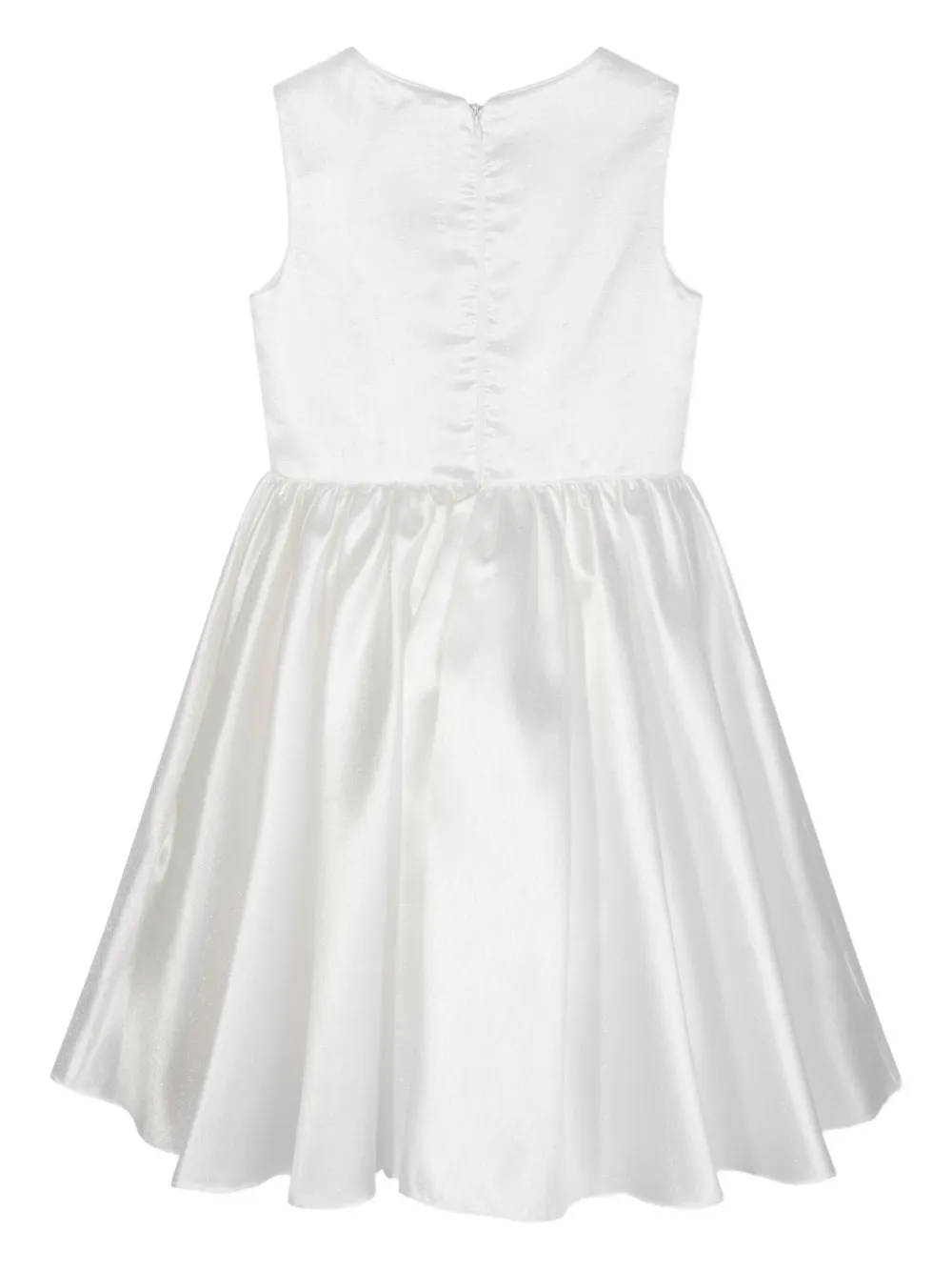 Dress & Fleur Jurk verfraaid met parel en strik Wit